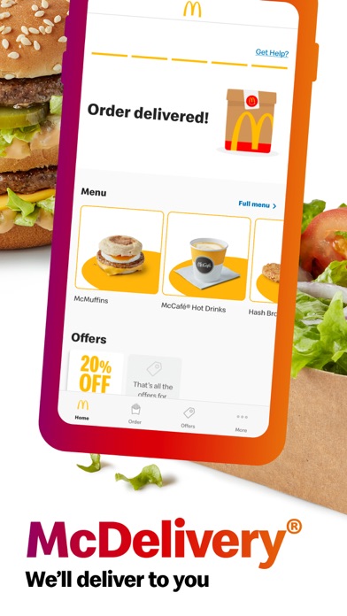 McDonald’s U.K. app screenshot 2 by McDonald's Restaurants - appdatabase.net