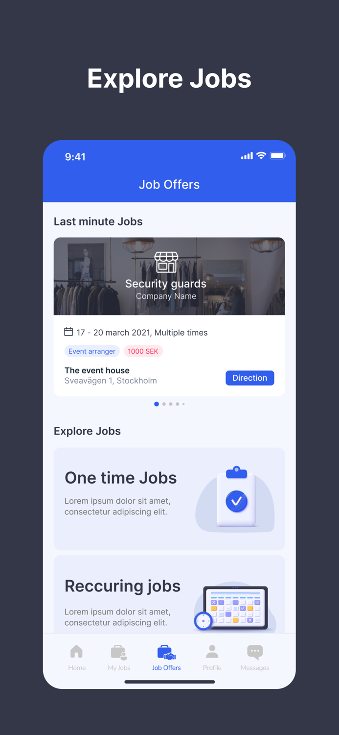 Safetly - Find guards easily