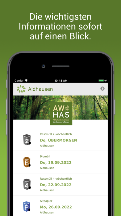 Haßberge Abfall-App