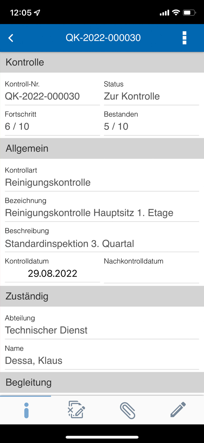 iTWO fm QualityControl