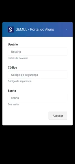 Game screenshot Portal Aluno Hidrolândia/GEMUL mod apk