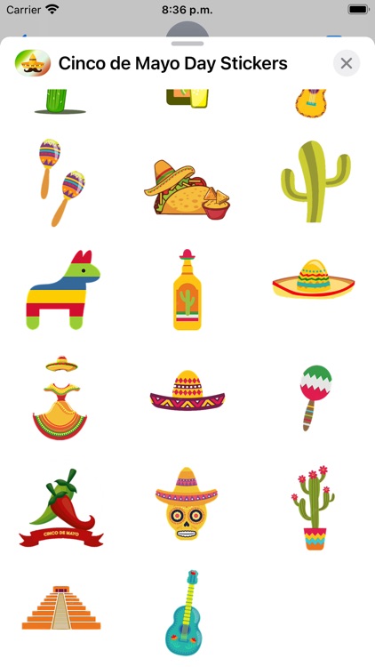 Cinco de Mayo Day Stickers