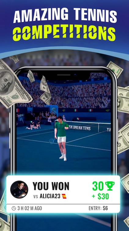 Tennis Blitz by Tie Break Tens screenshot-3