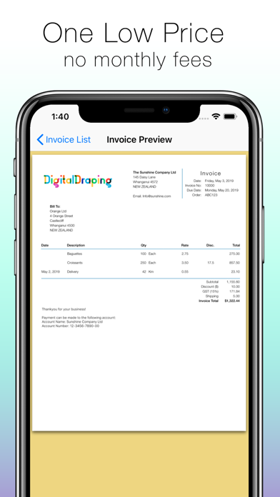 Bee Invoicing Mobile screenshot 3