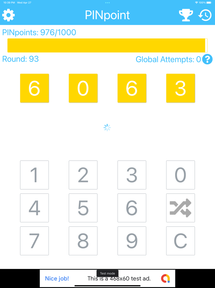 PINPoint Global Guessing Game