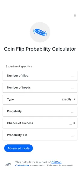 Game screenshot Coin Flip Probability mod apk
