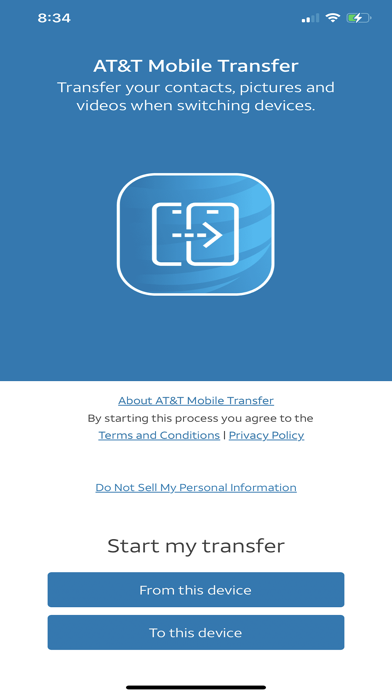 AT&T Mobile Transfer screenshot 1
