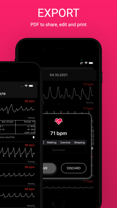 HRV: Heart Rate Cardio Monitor screenshot 3