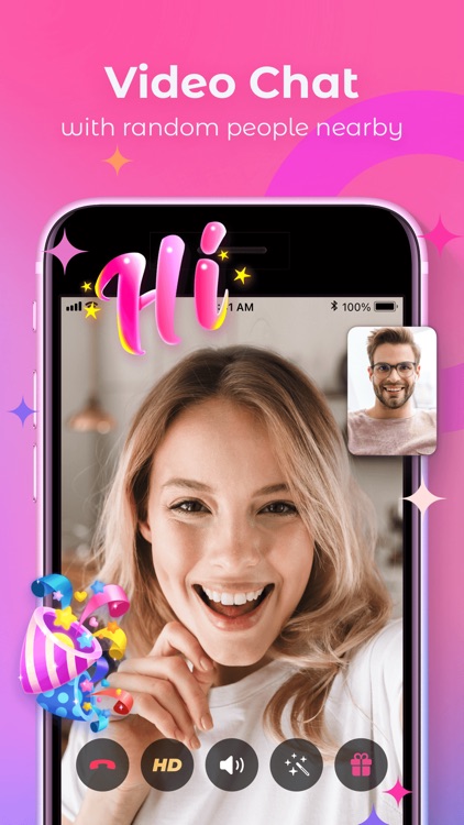 Chat with New friends through Video Chat - Live Random Video Chat app.