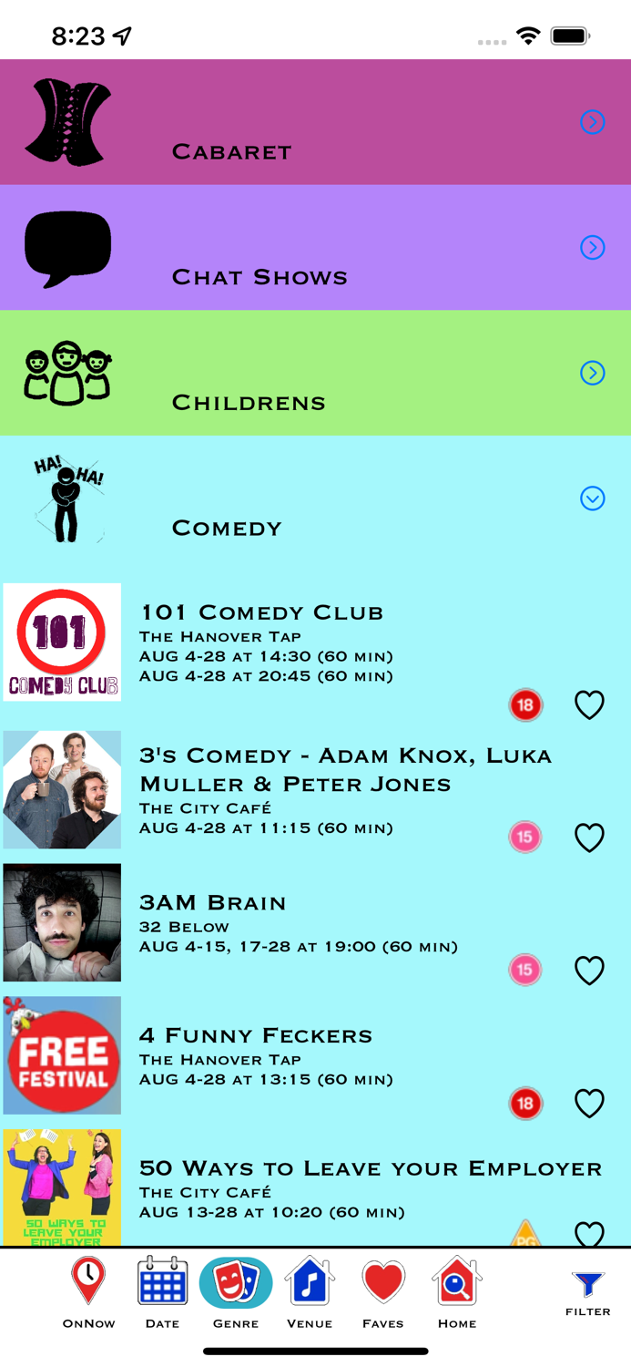 Free Edinburgh Fringe Festival