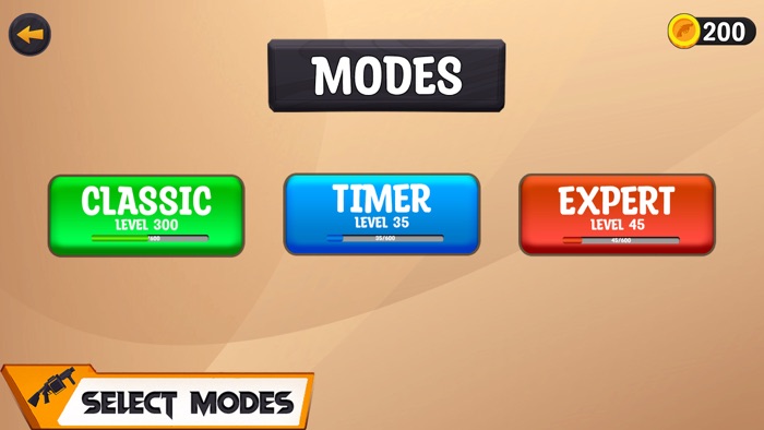 Weapon Sort Color Puzzle