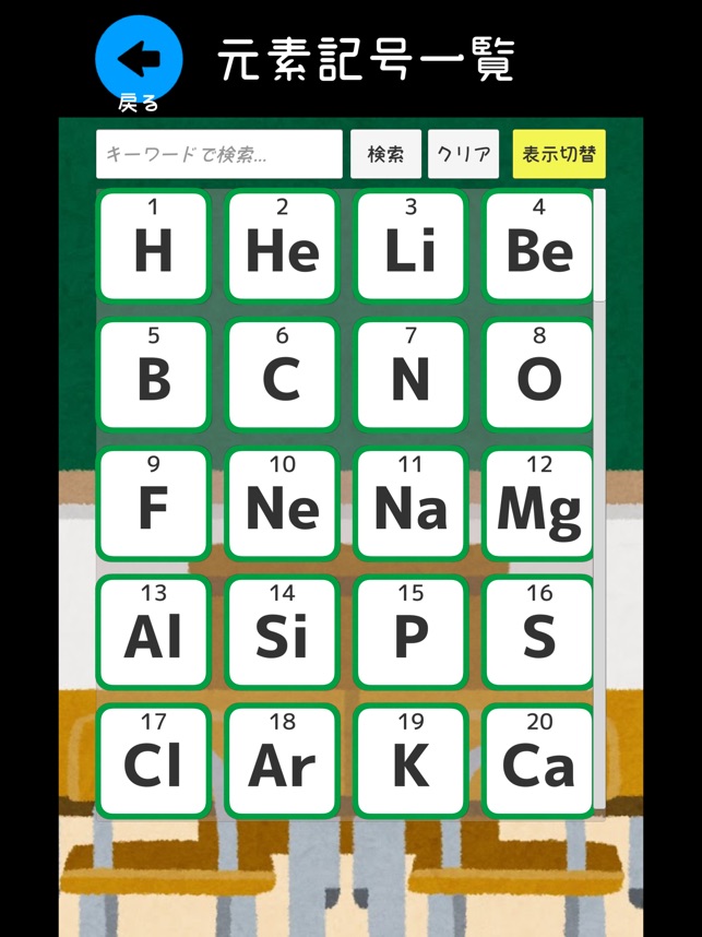元素記号をおぼえよう On The App Store