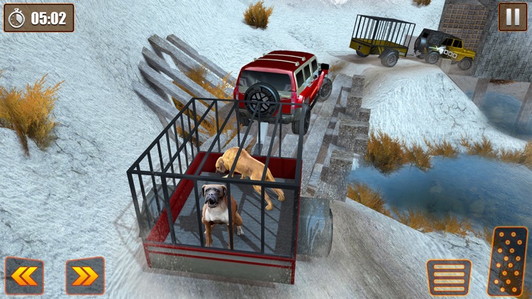 Offroad Dog Transporter Game screenshot-5