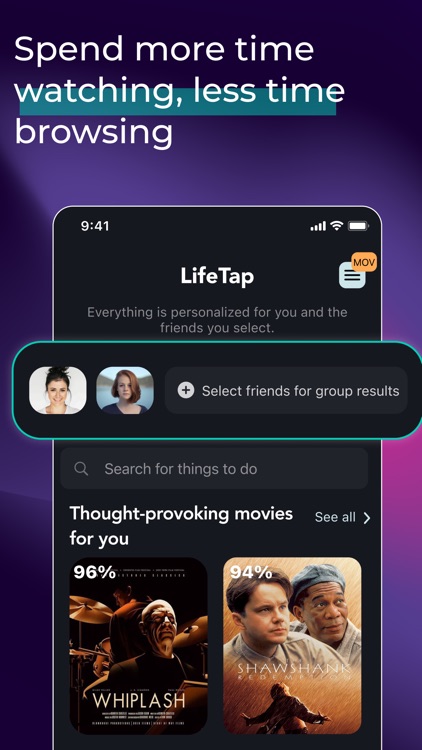 LifeTap: Search and Discover