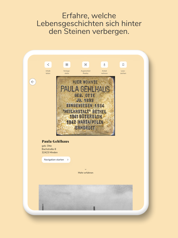 Stolpersteine NRW screenshot 3
