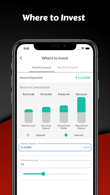 EMI Calculator - SIP FD RD PPF screenshot-8