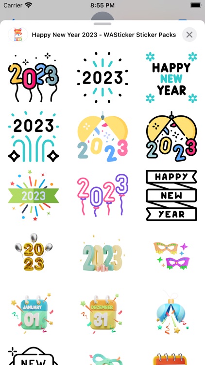 Happy New Year 2023 -WASticker screenshot-8