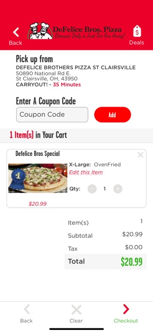 DeFelice Bros Pizza on the App Store