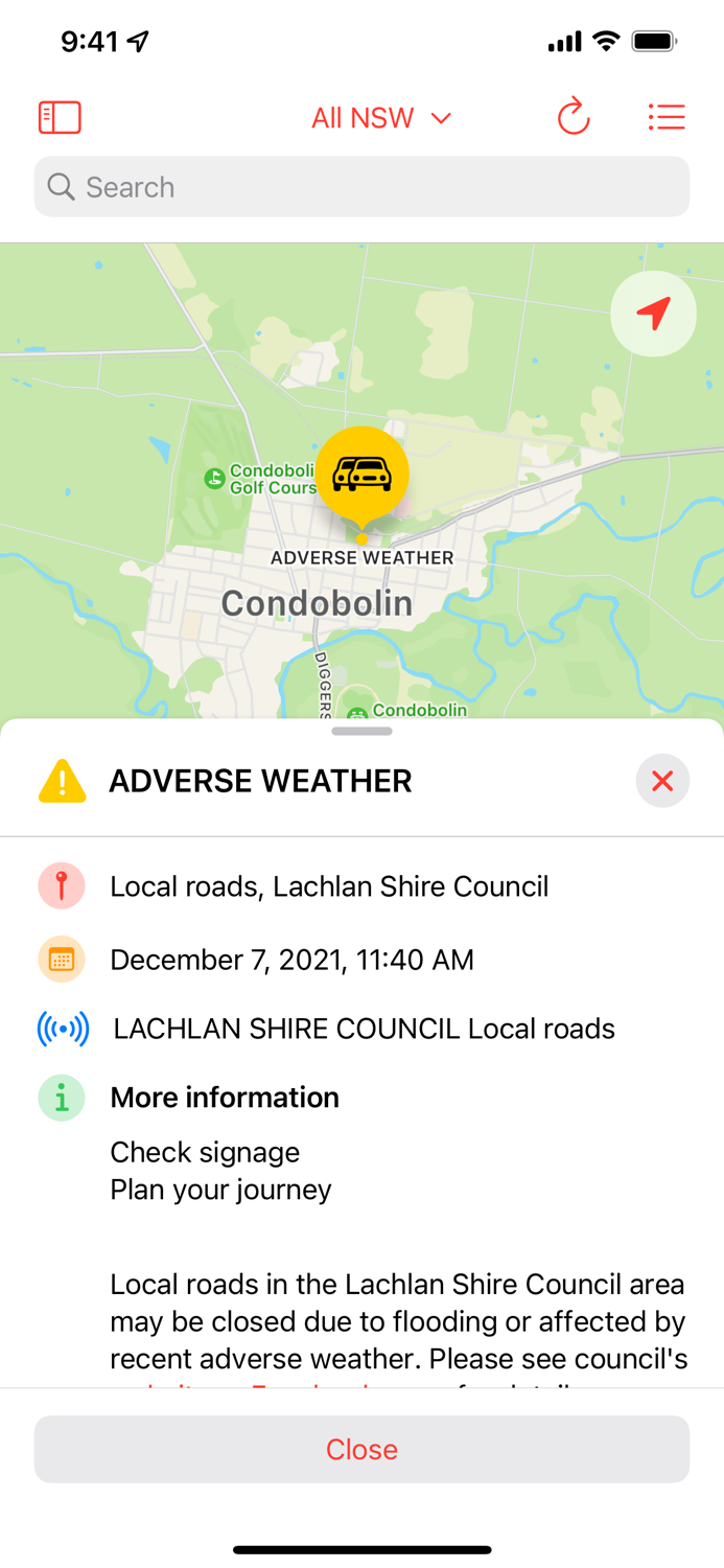 NSW Incident Alerts