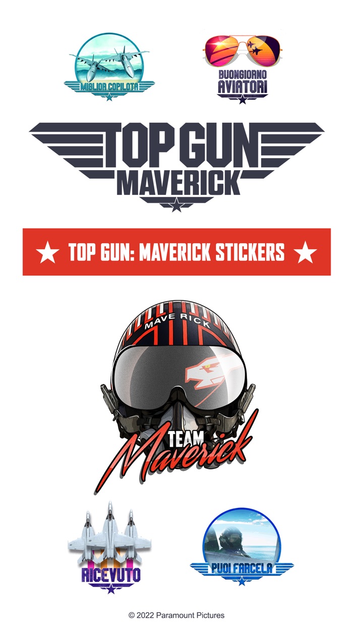 Top Gun Maverick Stickers