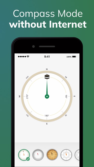 Qibla Finder, Compass 100% screenshot 2