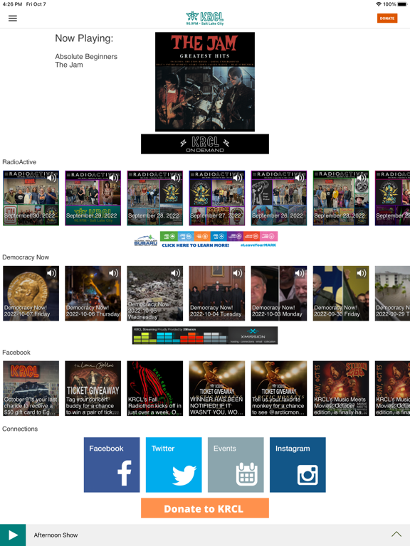 KRCL Public Radio App screenshot 2
