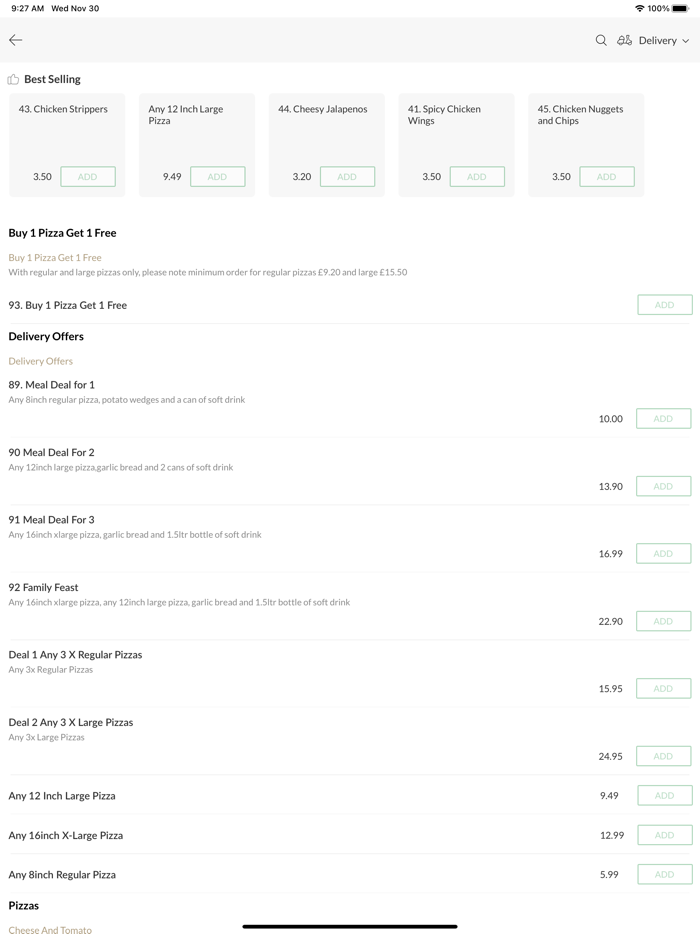 Caspian Pizza St Johns