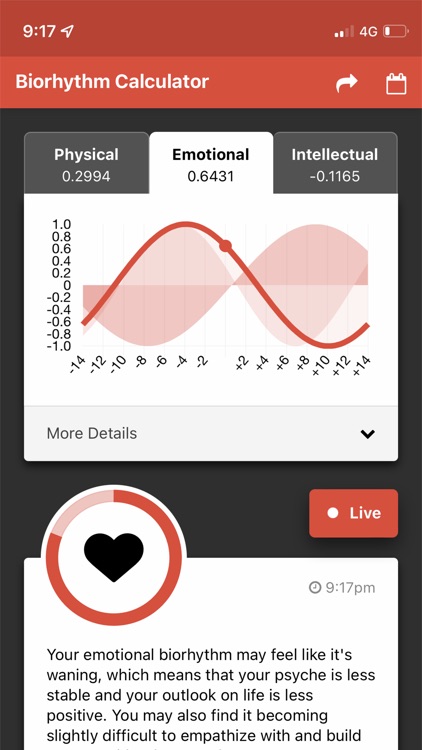 Biorhythm Calculator screenshot-4