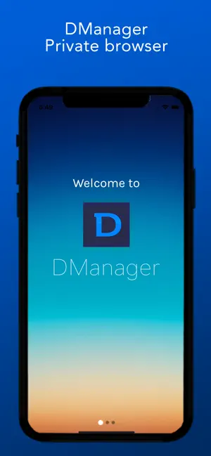 Captura 1 DManager : Private Browser iphone