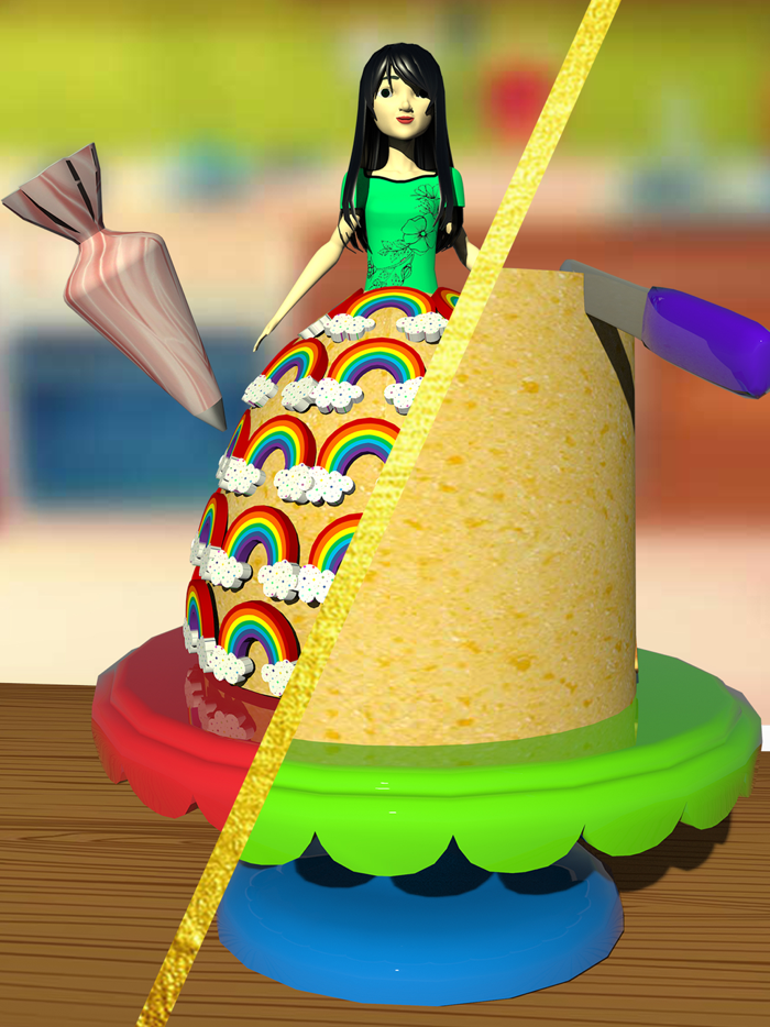 Doll Cake Dress Up Games 3D