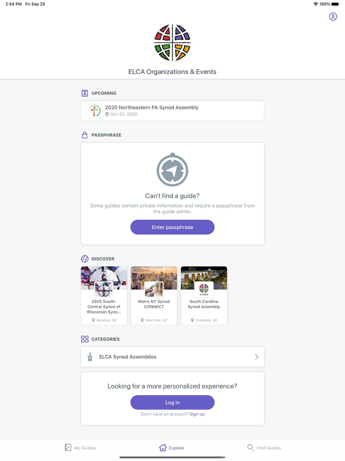 ELCA Organizations  Events