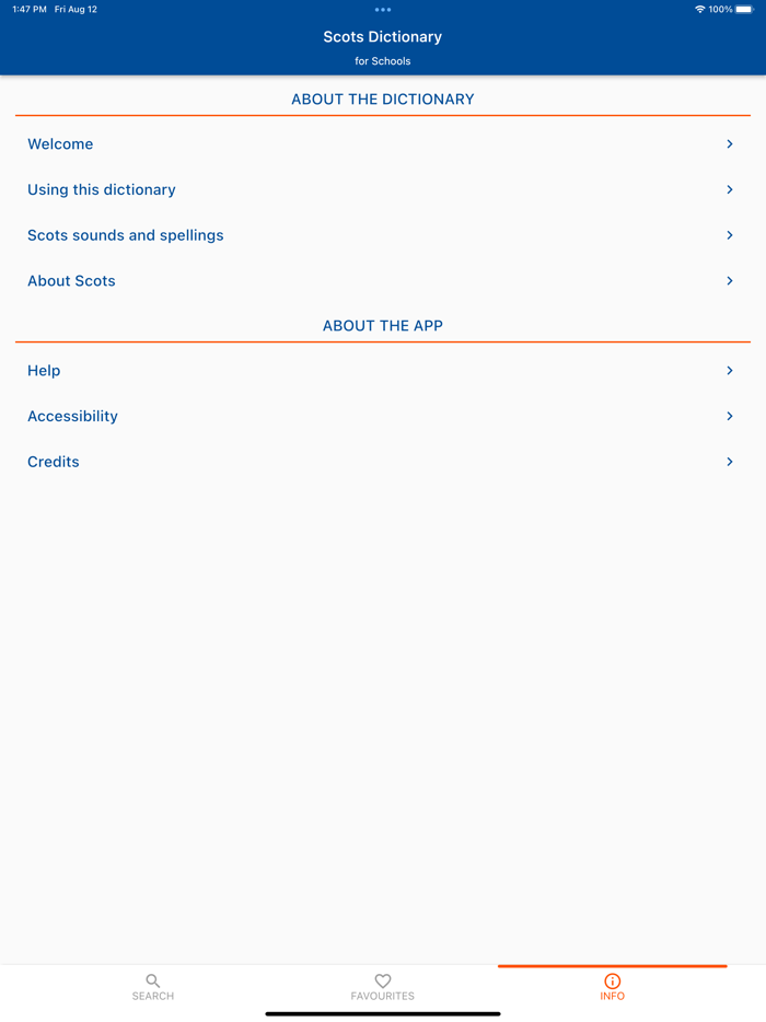 Scots Dictionary for Schools