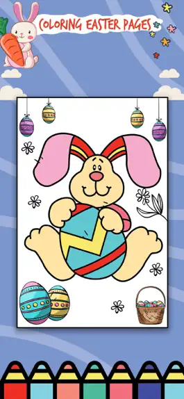 Game screenshot Easter Egg Coloring Book App mod apk
