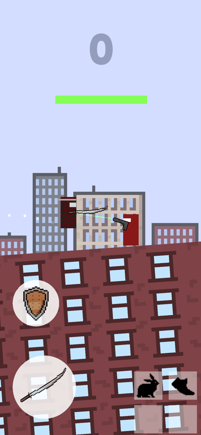 Rooftop Ninja 2D