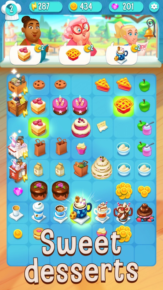 【图】Love & Pies – Merge Game(截图3)