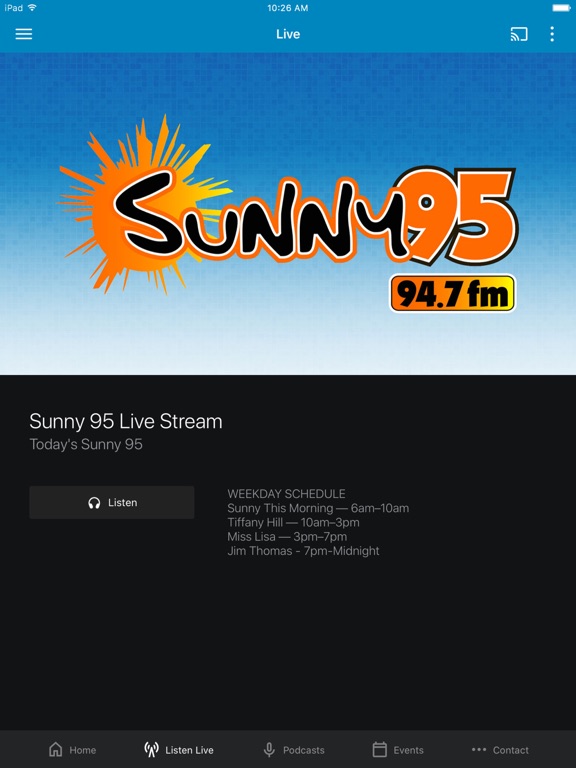 Sunny 95 screenshot 2