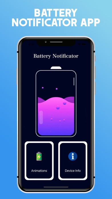 Battery : Notificator - ስክሪንሹት ምስል 0