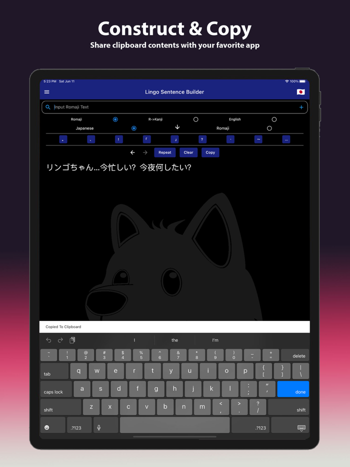 Lingo JP Japanese Romanization