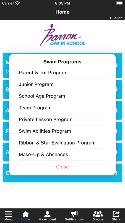 Barron Swim School