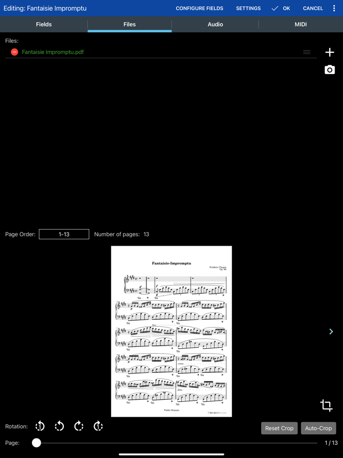 MobileSheets for iPad