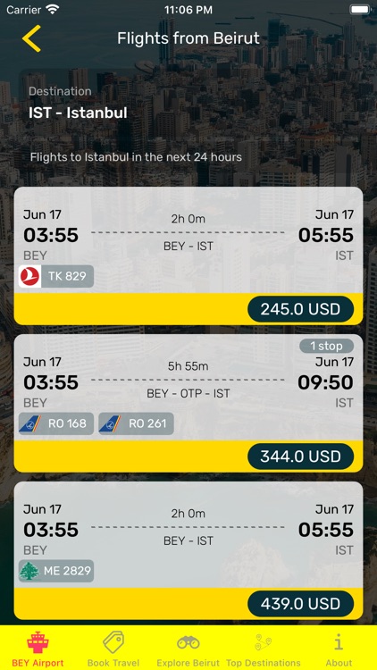 Beirut Airport (BEY) + Radar screenshot-4