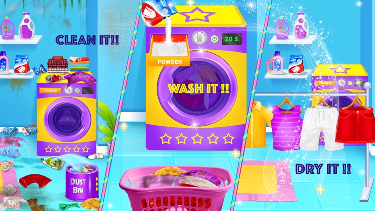 Dirty House Cleaning Girl Game screenshot-4