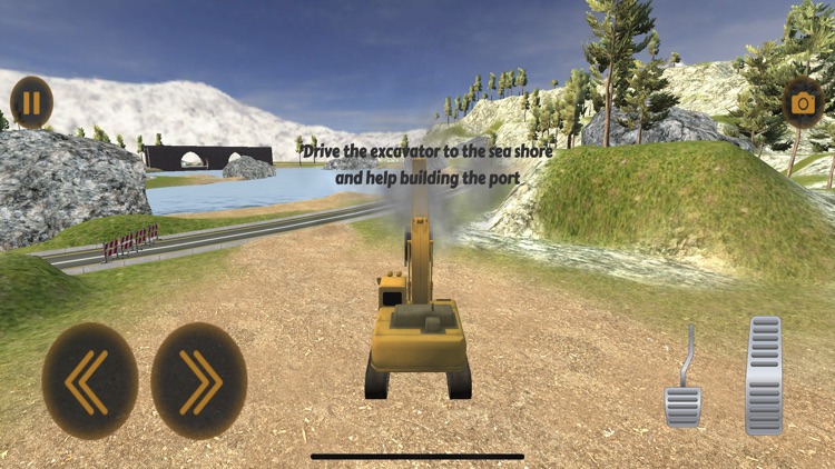 Excavator Crane Driving Sim screenshot-4