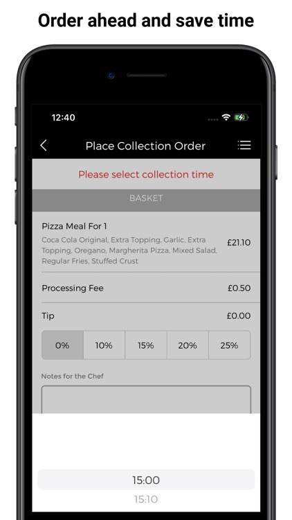 Fellas Takeaway App