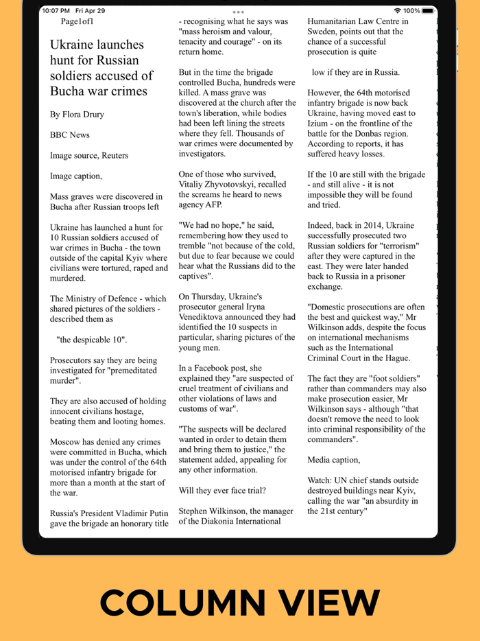 Reader - Listen to Pdf  Web