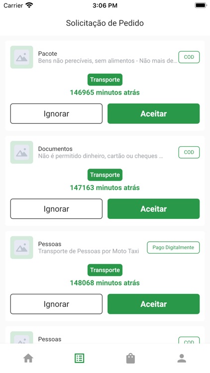 Viverlocal para Entregadores