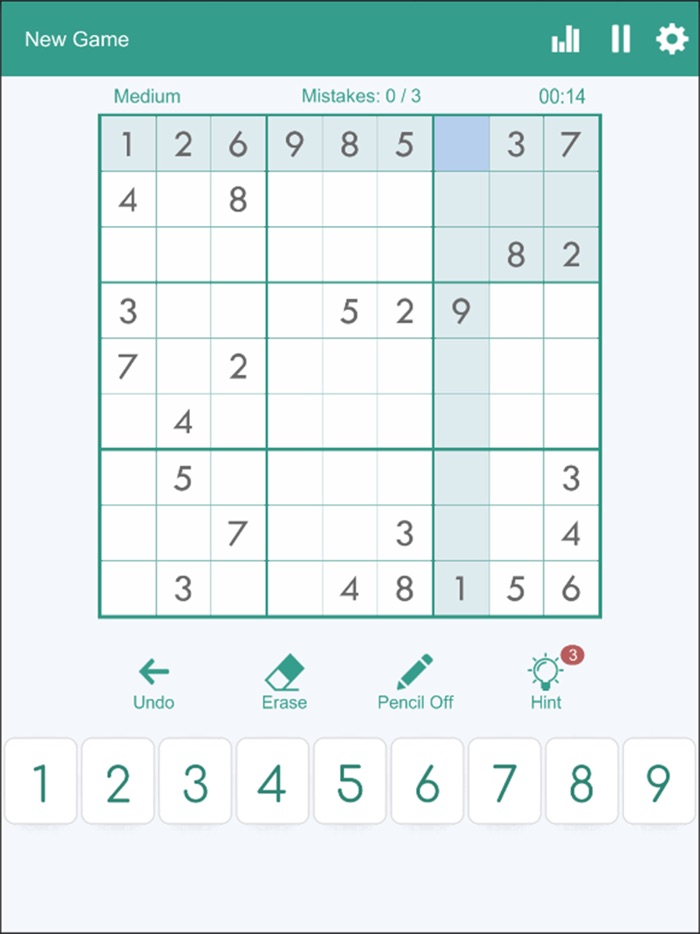 Sudoku - Classic Number Games