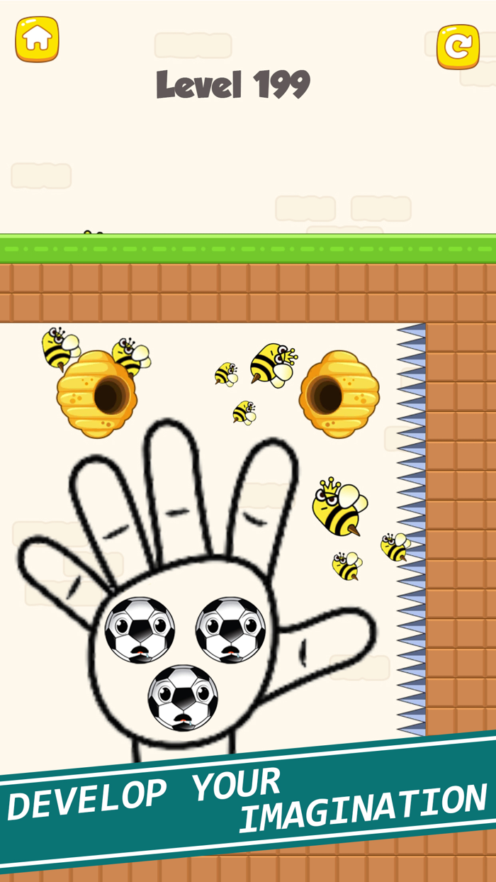 Draw To Save Soccer Star Ball