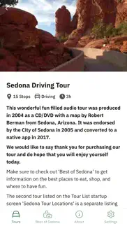 sedona drive tour iphone screenshot 2