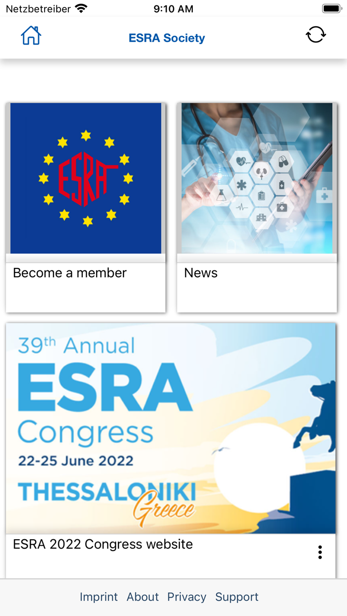 ESRA - Society  Events